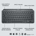 Logitech MX Keys Mini Minimalist Kablosuz Aydınlatmalı Klavye ve MX Anywhere 3 Kompakt Performans Mouse Seti, Siyah
