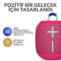 Ultimate Ears WONDERBOOM 4 Taşınabilir Su Geçirmez Bluetooth Hoparlör, Büyük Bas ve 360 Derece Ses - Pembe