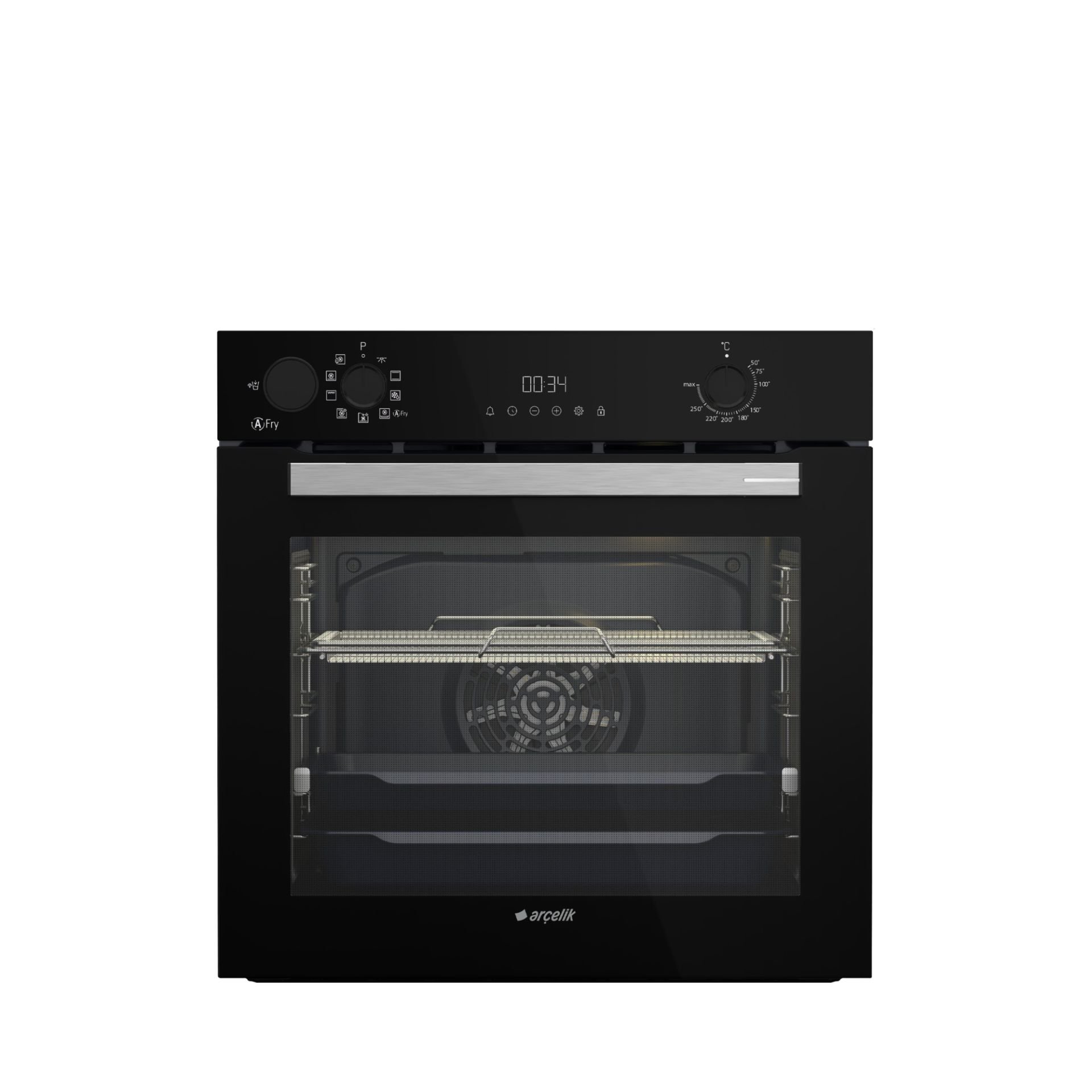 Arçelik AFC 361 S Fibona Serisi Ankastre Multifonksiyon Fırın AFry Buhar Destekli Fırın