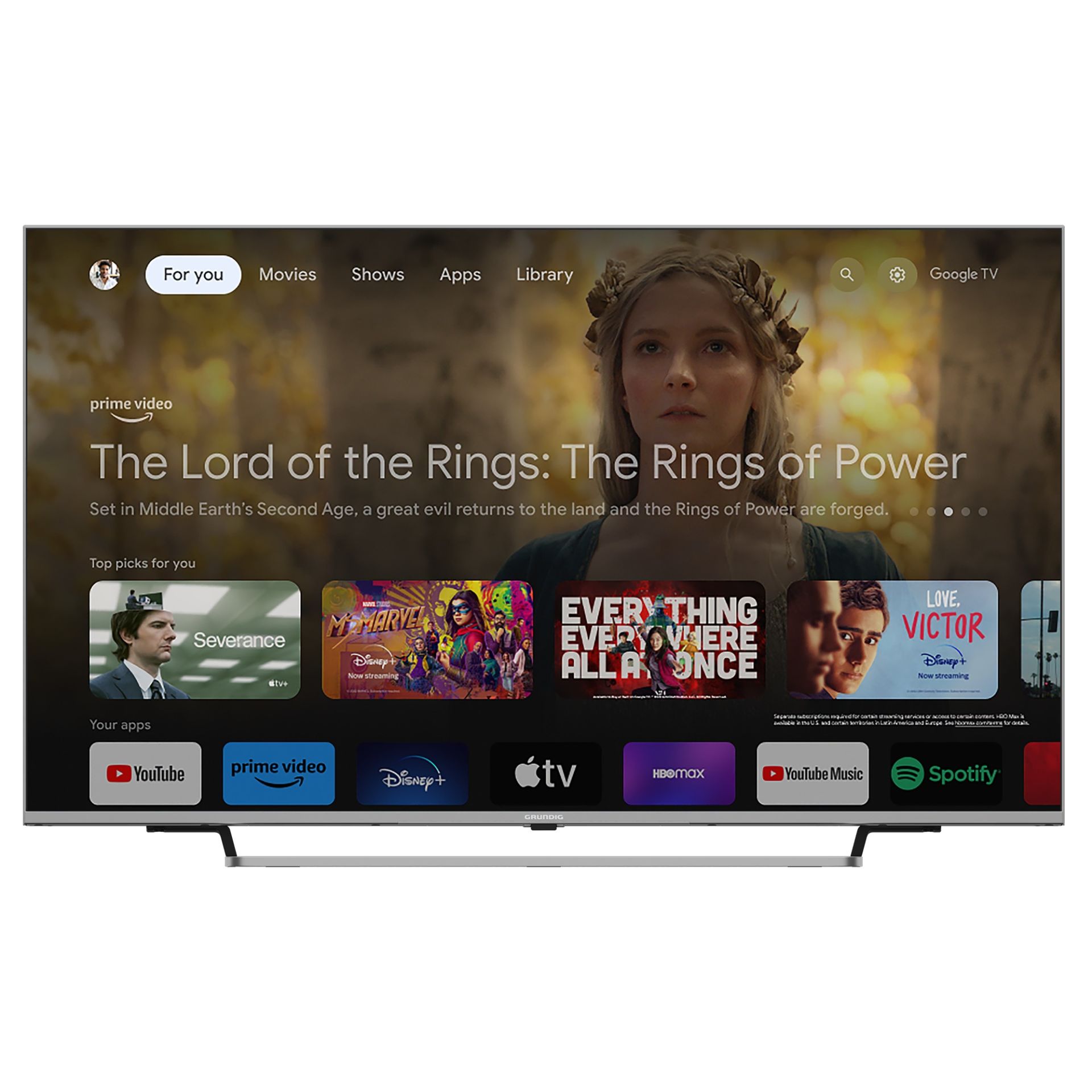 Grundig PARIS 75 GHU 9055 4K NANO UHD+GOOGLE TV Grundig TV