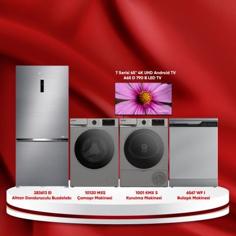ARÇELİK FULL INOX TV Lİ ÇEYİZ PAKETİ