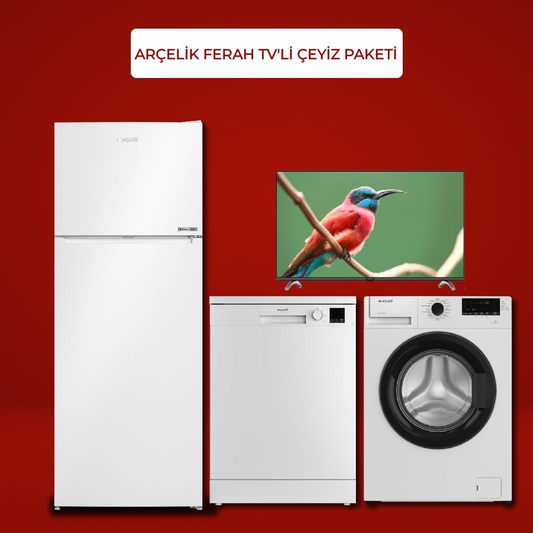 Arçelik Ferah Tv'li Çeyiz Paketi