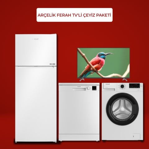 Arçelik Ferah Tv'li Çeyiz Paketi