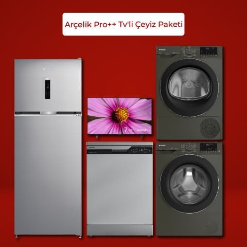 Arçelik Pro++ Tv'li Çeyiz Paketi