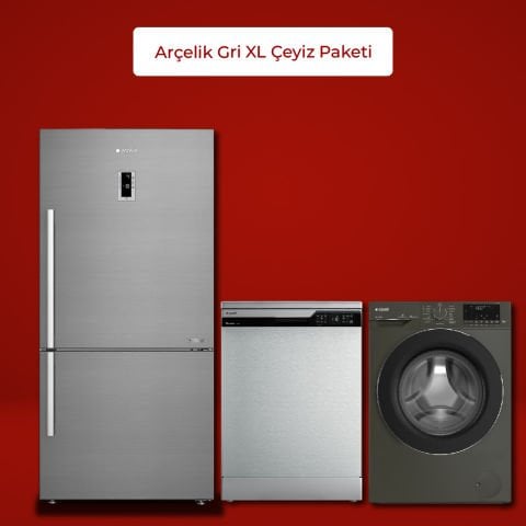 Arçelik Gri XL Çeyiz Paketi