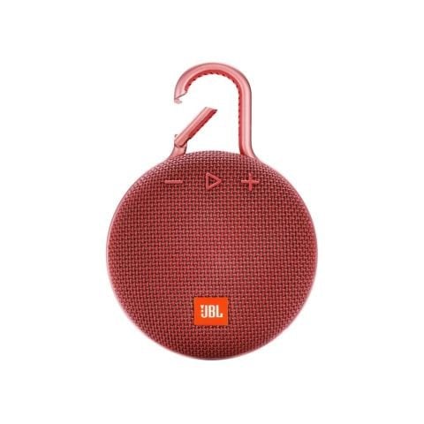 JBL Clip 3 Su Geçirmez BT Hop. Kırmızı Hoparlör