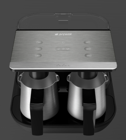 Arçelik TKM 9961 G Telve Gri İkili Türk Kahve Makinesi