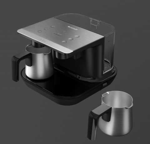 Arçelik TKM 9961 G Telve Gri İkili Türk Kahve Makinesi