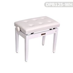 Piyano Aksesuar Koltuk Dominguez Ayarlı Beyaz DPB125-WH