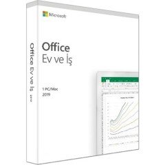 MS Office 2019 Ev ve İş Türkçe Kutu 1PC T5D-03334 Ofis Yazılımı (ÖMÜR BOYU)