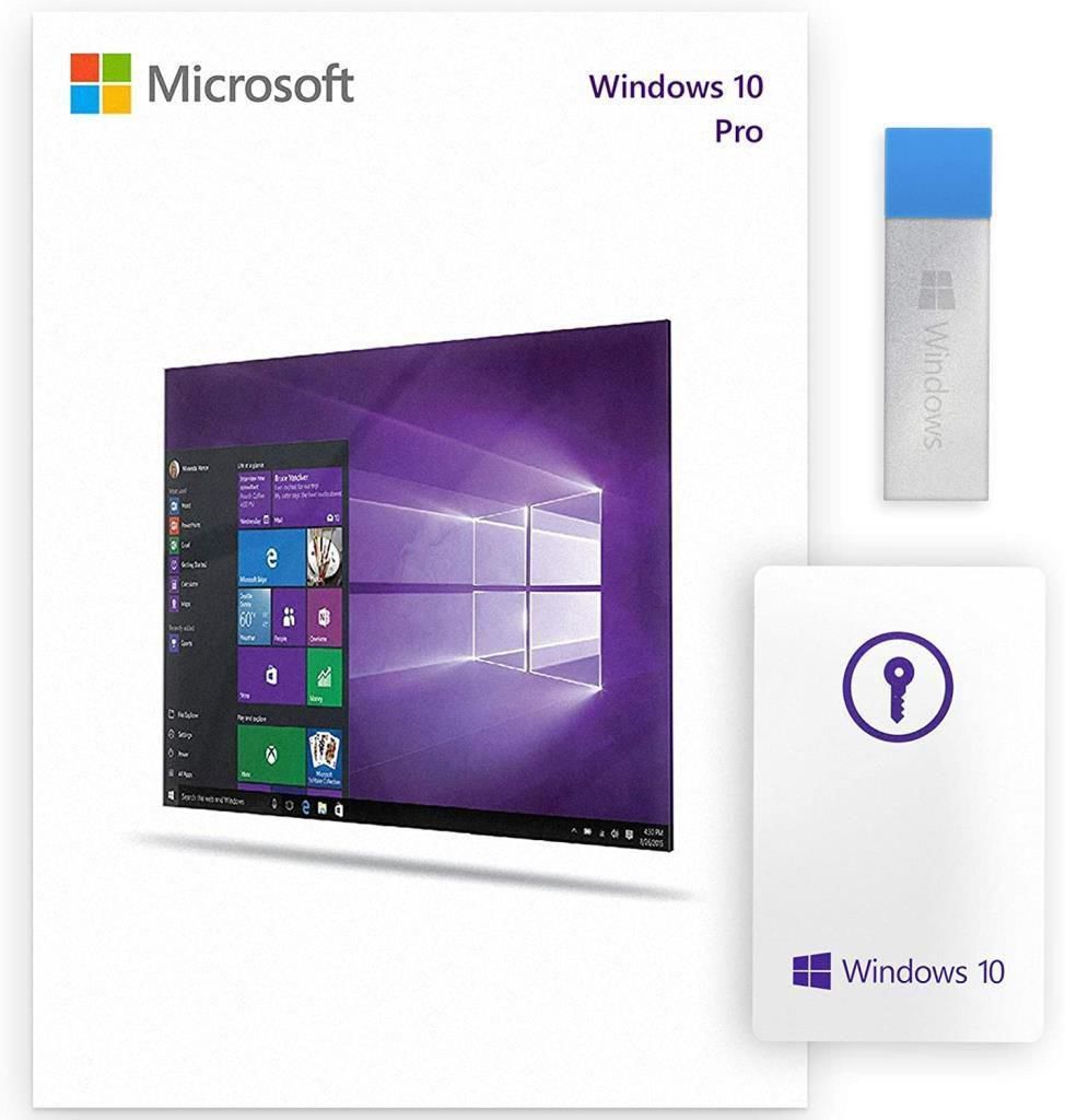 Microsoft Windows 10 Pro 32/64Bit Türkçe USB Kutu FQC-09127