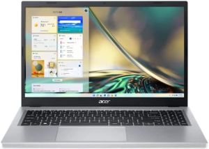 Acer Aspire 3 A315-510P-38X0 Dizüstü Bilgisayar, 15.6” FHD, Intel i3-N305, 8 GB DDR5 RAM, 256 GB SSD, FreeDOS, Gümüş