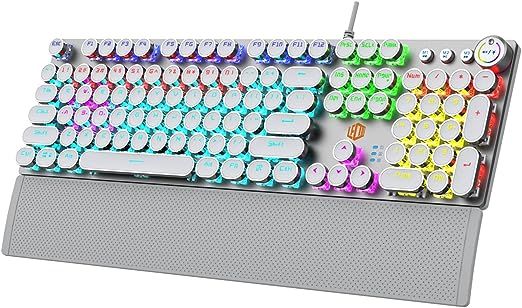 Lenovo Lecoo KG1102 USB Kablolu Makro Tuşlu RGB LED Aydınlatmalı Mekanik Gaming Q Metalik Klavye