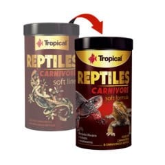 TROPİCAL SOFT LİNE REPTİLES CARNİVORE 1000ML / 260GR. KUTU SÜRÜNGEN YEMİ