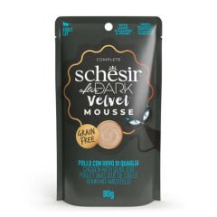 SCHESİR TAVUK VE BILDIRCIN YUM. KEDİ YAŞ MAMASI 80 GR