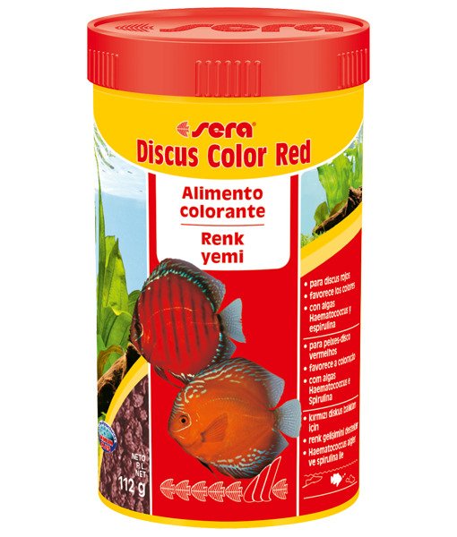 Sera Discus Color Red - 250 Ml / 112 Gr. Kutu Balık Yemi