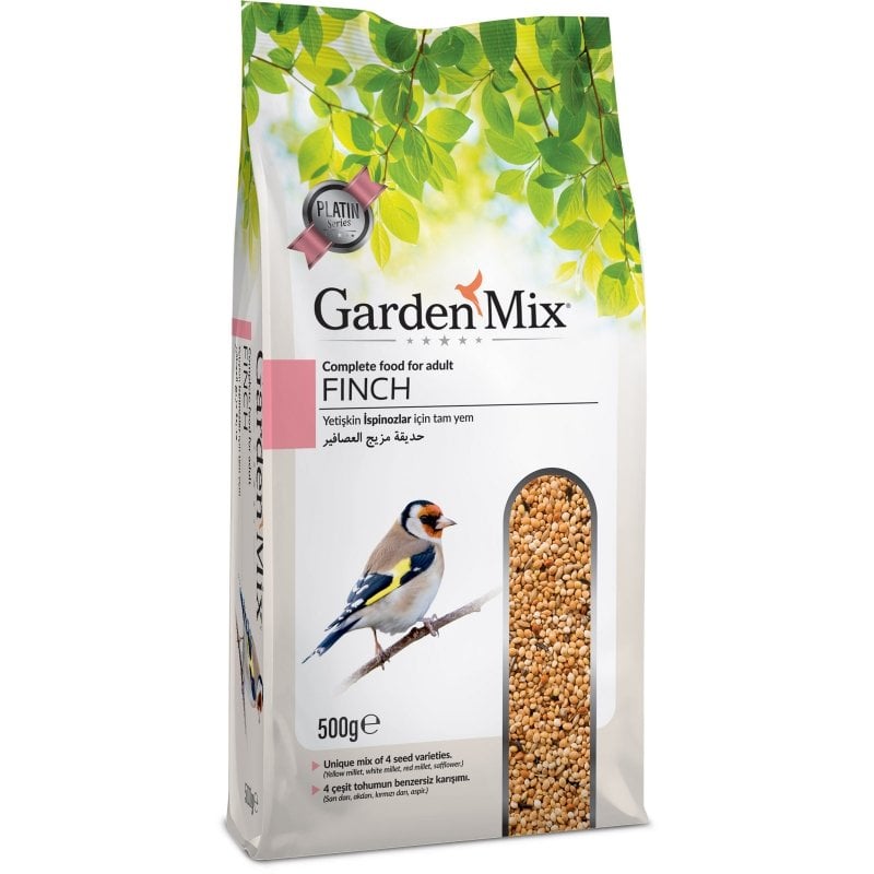 GARDENMİX PLATİN FİNCH YEMİ 500 GR