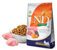 N&D PUMPKİN KUZU Y.MERSİNLİ ADULT MİNİ 2,5 KG KÖPEK MAMASI