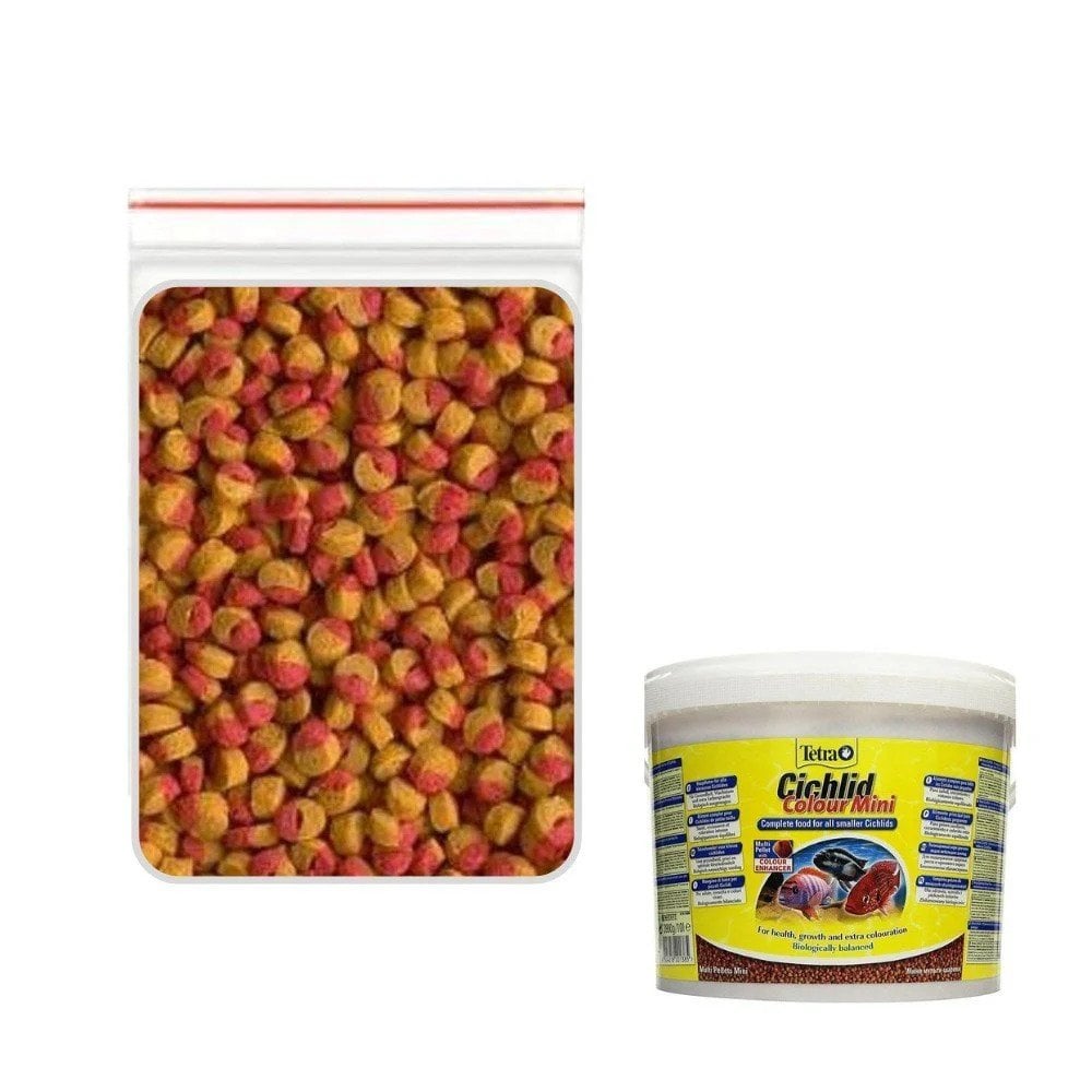 Tetra Cichlid Colour Mini Pellets 250Gr  Balık Yemi (Açık)