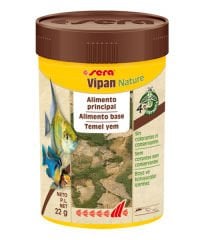 Sera Vipan Nature - 100 Ml / 22 Gr.Kutu Balık Yemi