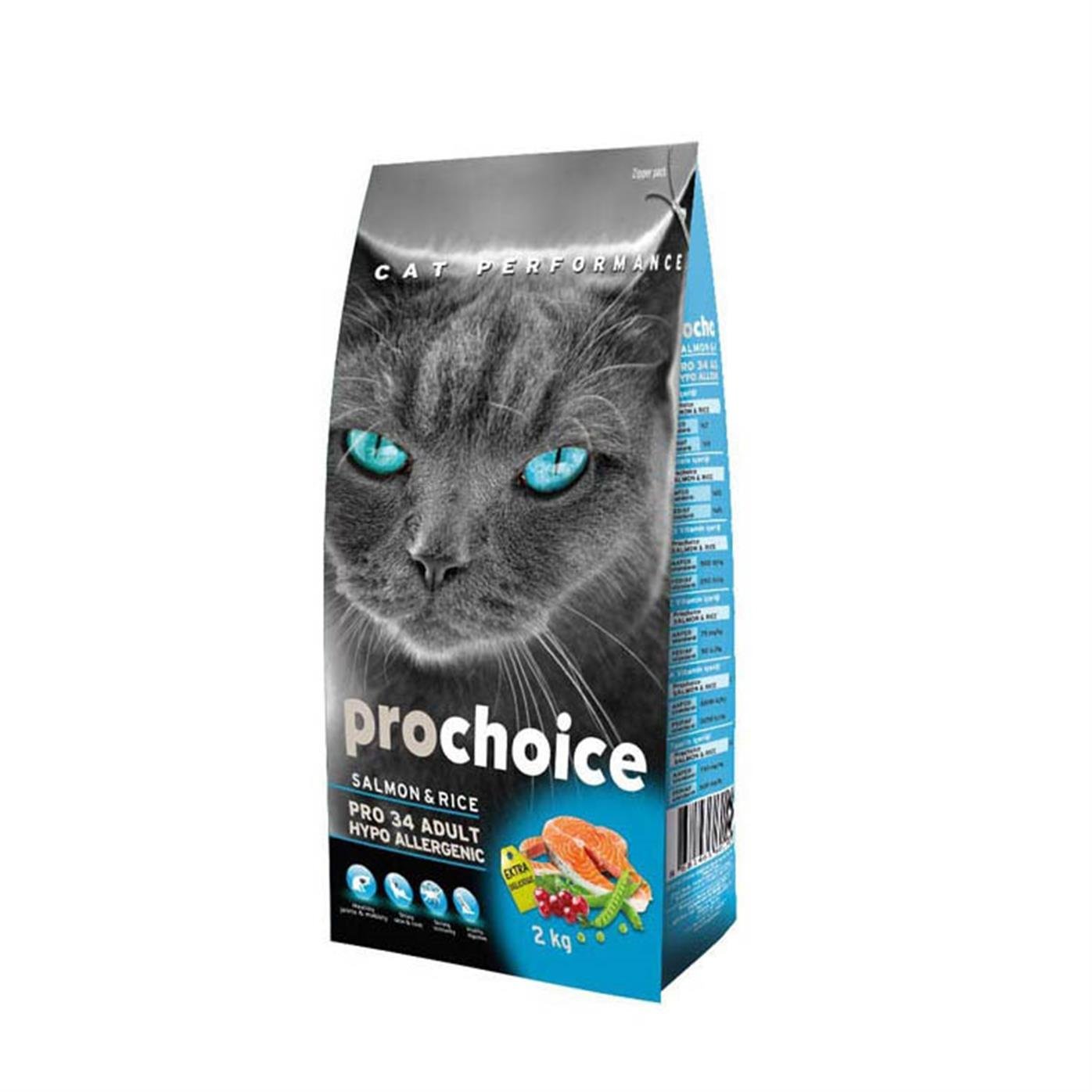 Prochoice Somonlu Piriçli Yetişkin Kedi Maması 2KG