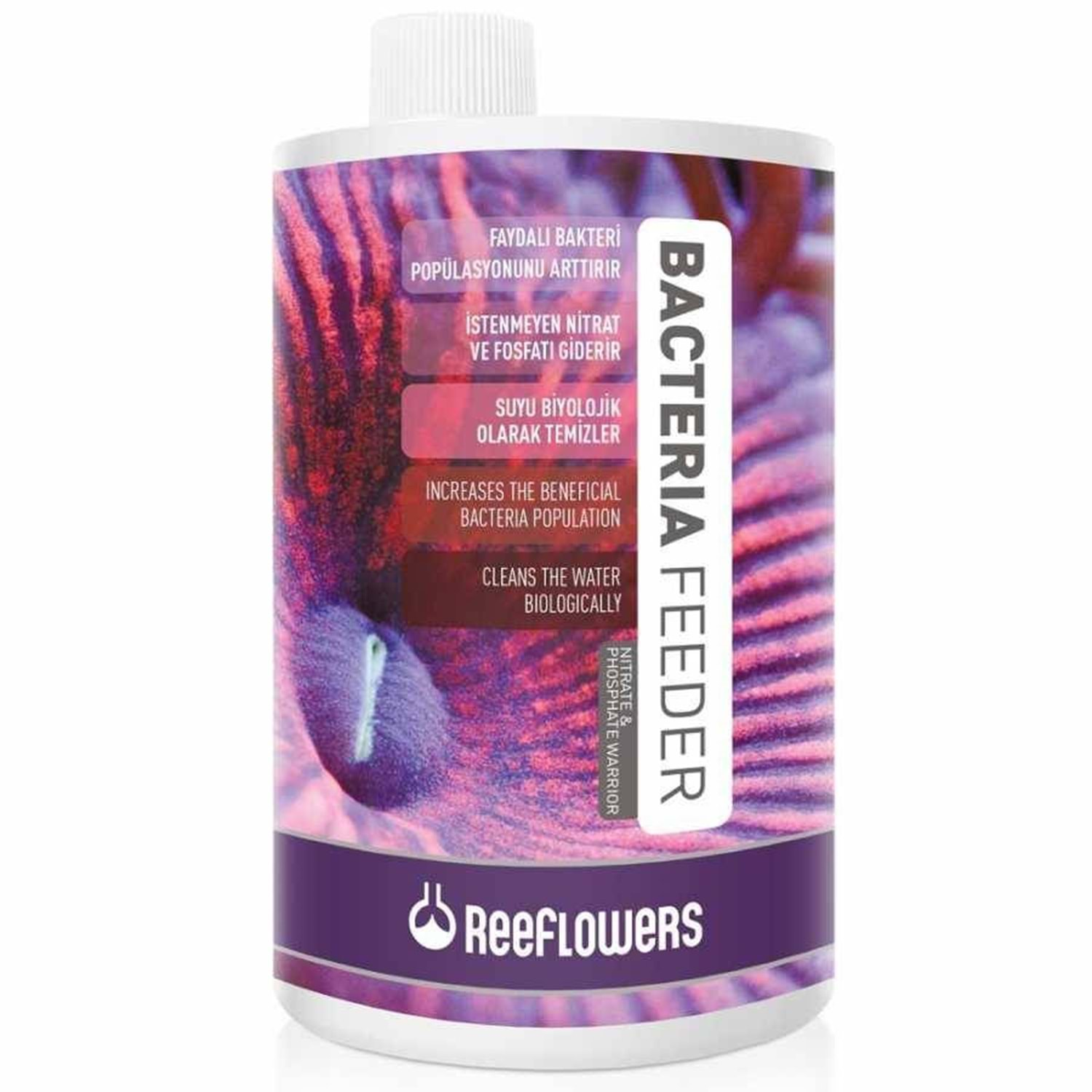 REEFLOWERS BACTERİA FEEDER 1000ML BAKTERİ KÜLTÜRÜ