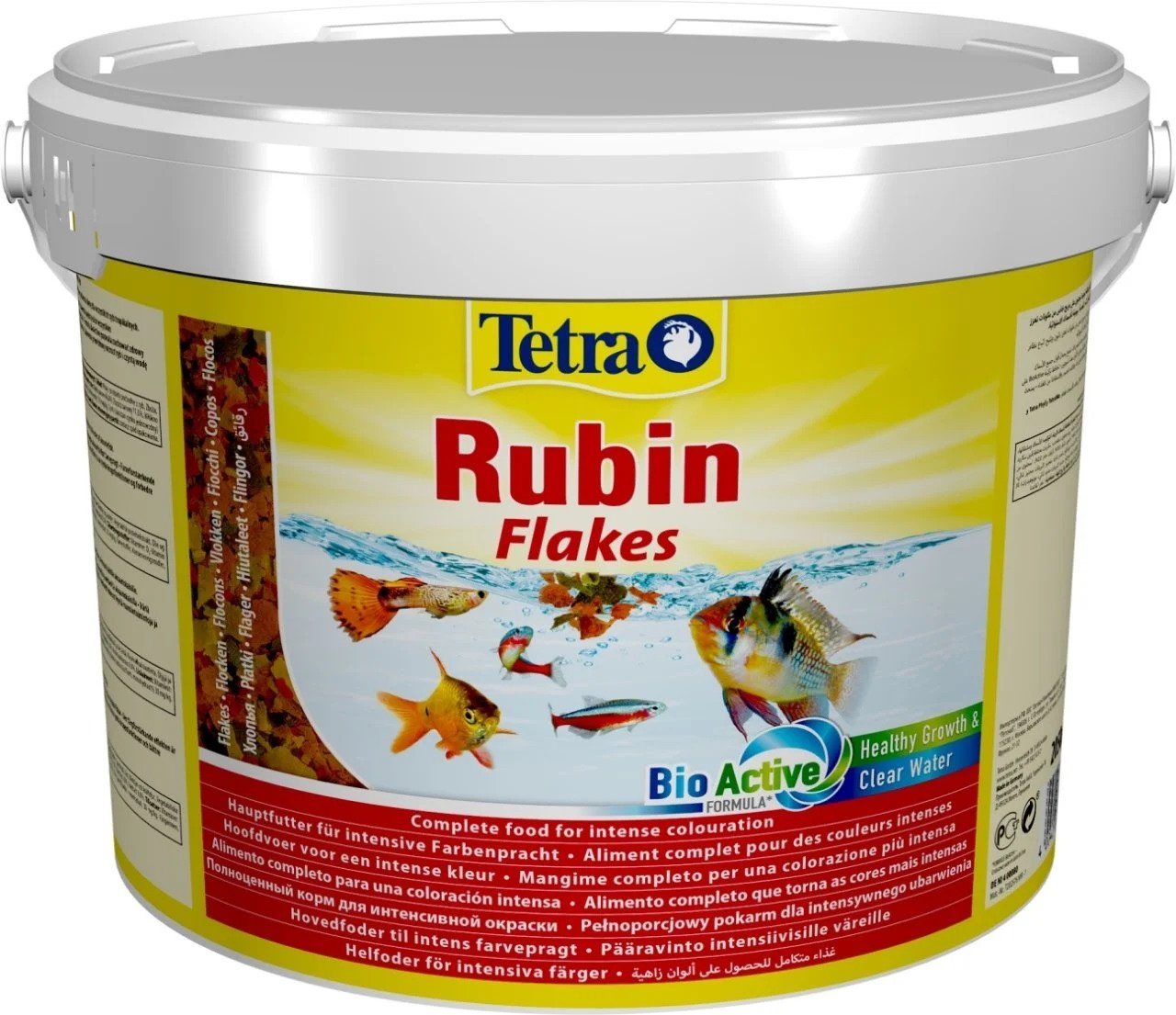 Tetra Rubin Flakes 10lt./2,05kg. Kova Balık Yemi