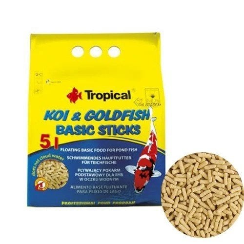 Tropical Koi&GoldFish Basic 1000ml/90gr Kutu Balık Yemi