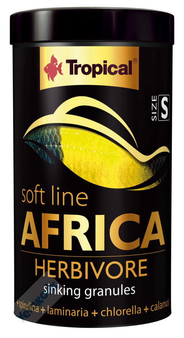 Tropical Africa Herbivore Size S 250ml/150g Kutu Balık Yemi