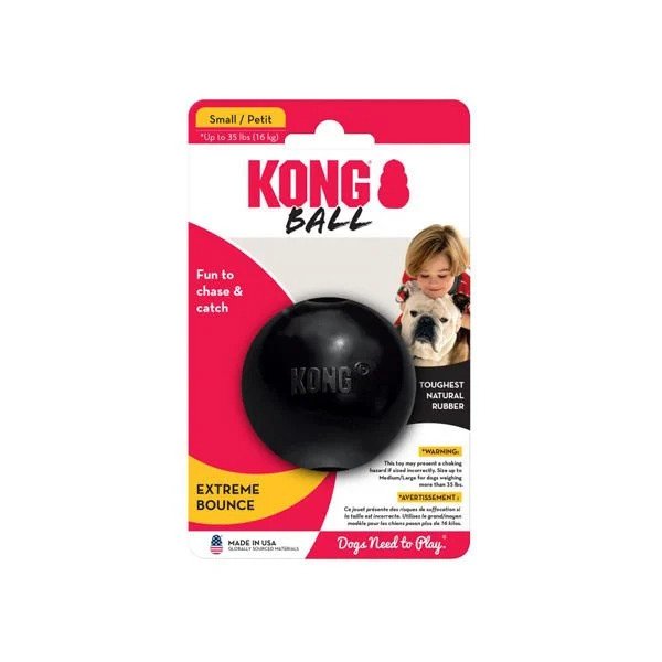 KONG Extreme Köpekler için Top Şeklinde Çok Amaçlı Isırma Oyuncağı Ultra Sert S