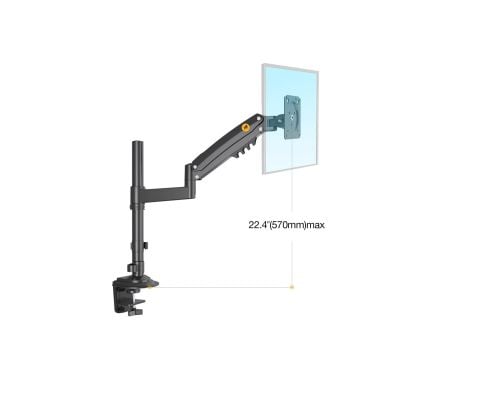 Timob Nb North Bayou H100 Tek Kol Amortisörlü Profosyonel Monitör Standı