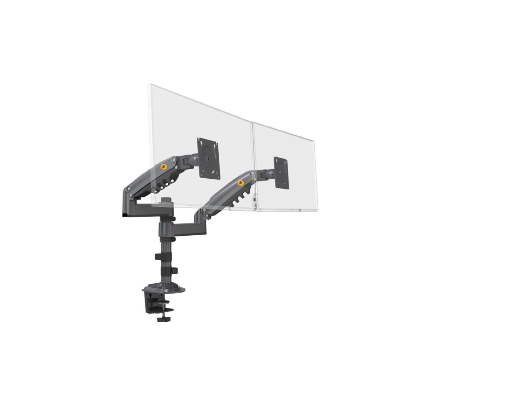 Timob Nb Ergonomic H180 17''-27'' Uyumlu Çift Kol Amortisörlü 2-9kg Profosyonel Monitör Standı