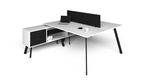 Fly İkili Etejerli Workstation