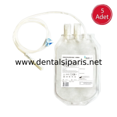 Dentreal Flebotomi Tekli Kan Torbası - 450 ML - 100 Adet