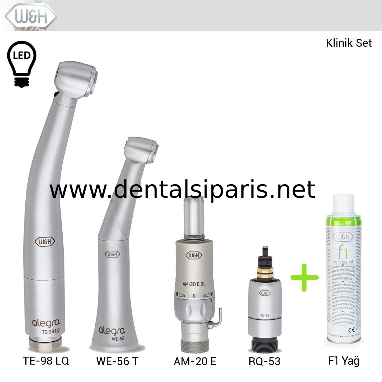 Klinik Dinamik Alet Set - Set 4 - Led Işıklı