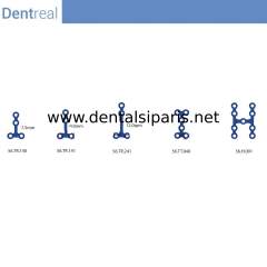Titanyum Maxillofacial Plate Micro Kemik Plakası 0,6 mm