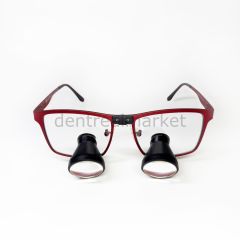 3,5X Büyütmeli Işıksız Classic Custom Loupe - Titanyum Çerceve