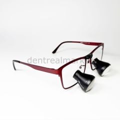 3,5X Büyütmeli Işıksız Classic Custom Loupe - Titanyum Çerceve