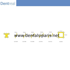 Titanyum Maxillofacial Mini Plate Kemik Plakası 1 mm