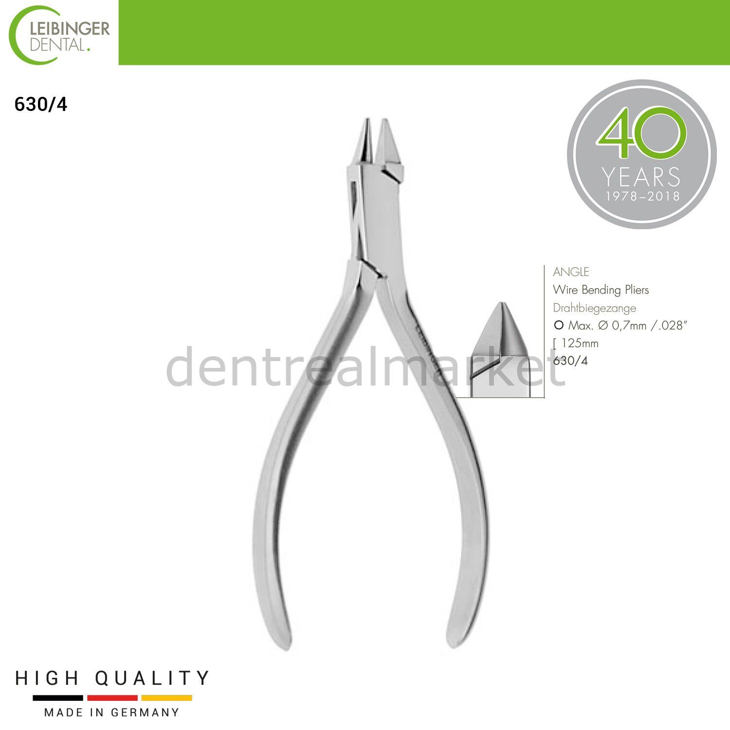 Angle Wire Bending Pliers - Açılı Tel Bükme Pensi - 125 mm