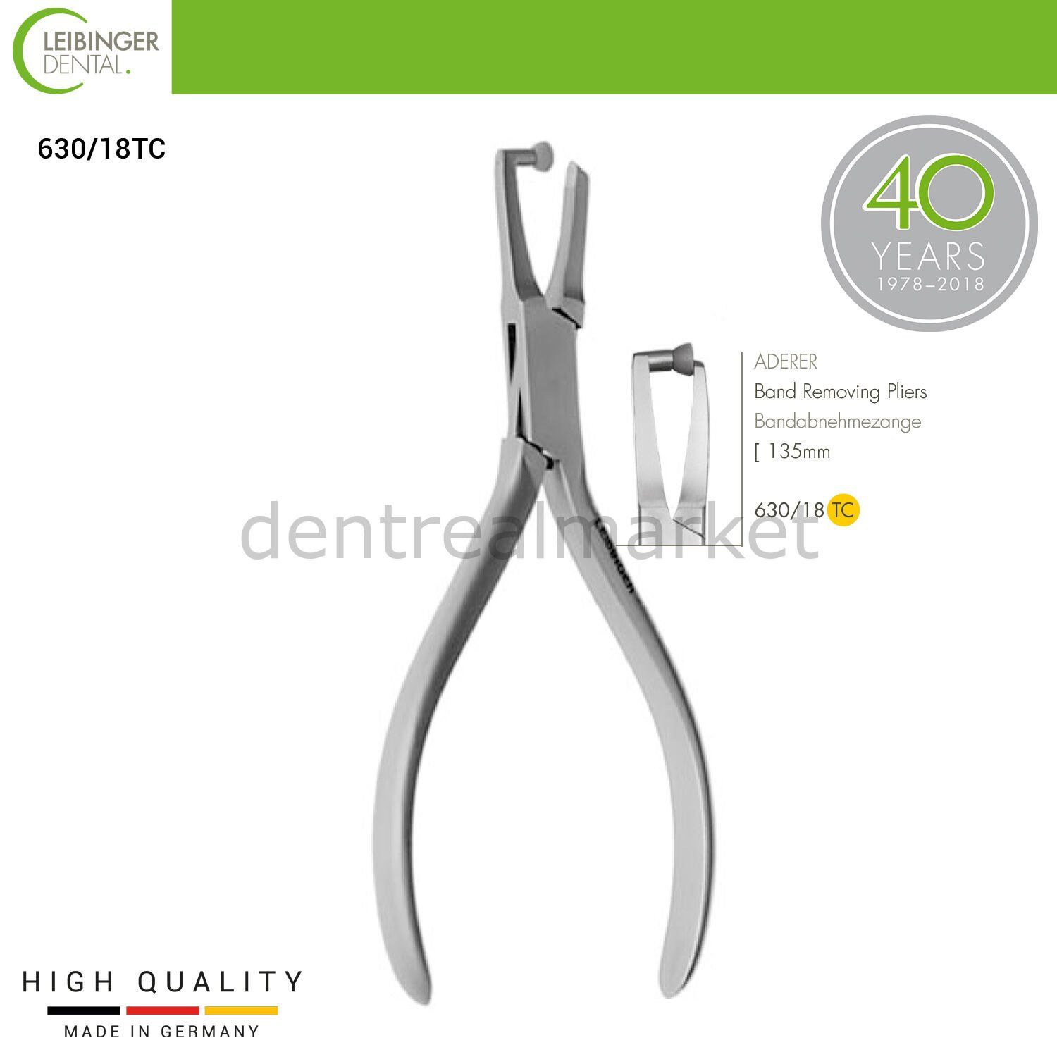 ADERER Band Removing Pliers - Bant Sökme Pensi - 135 mm