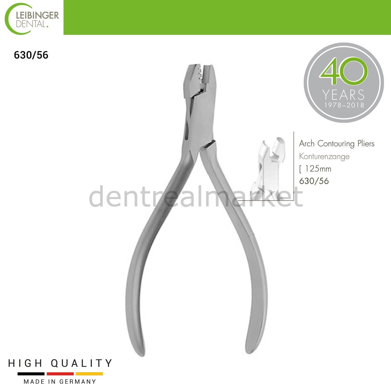 DeLa ROSA Arch Contouring Pliers - Şekillendirme Pensi - 125 mm