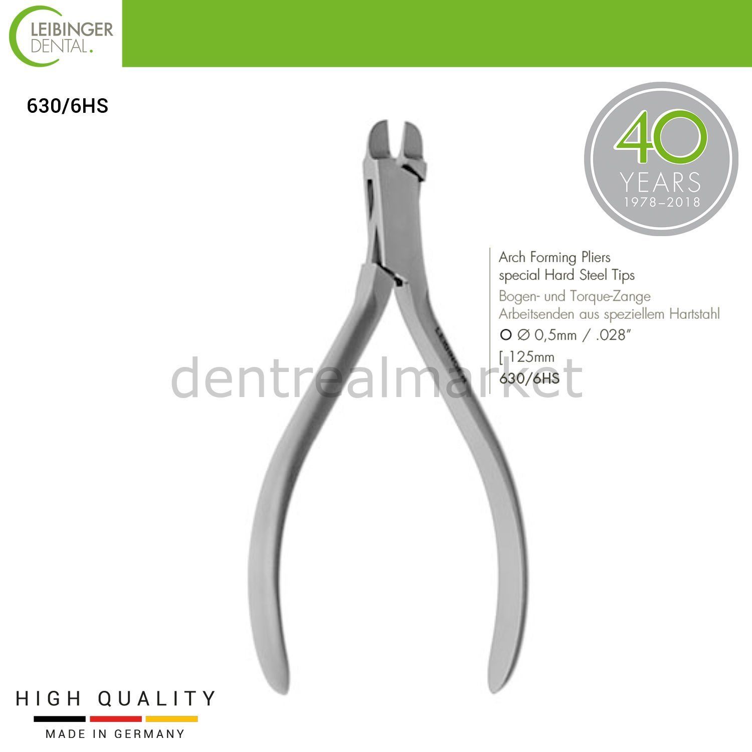 Arch Forming Pliers - Kemer Şekillendirme Pensi - 125 mm