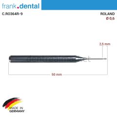 Tungusten Milling Frez 0,6 mm - Roland Milling Makinesi için