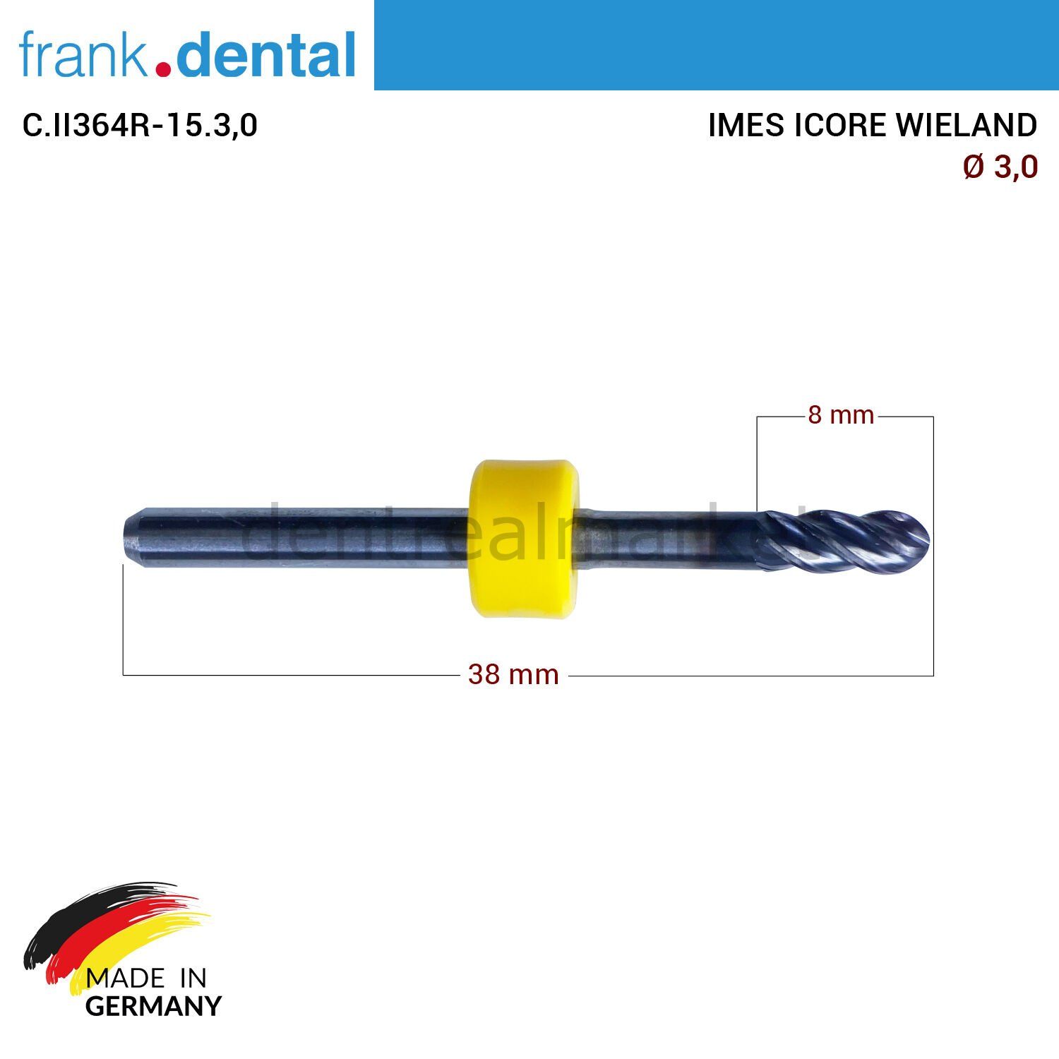 Imes Icore Wieland Cad Cam Drill 3,0 mm