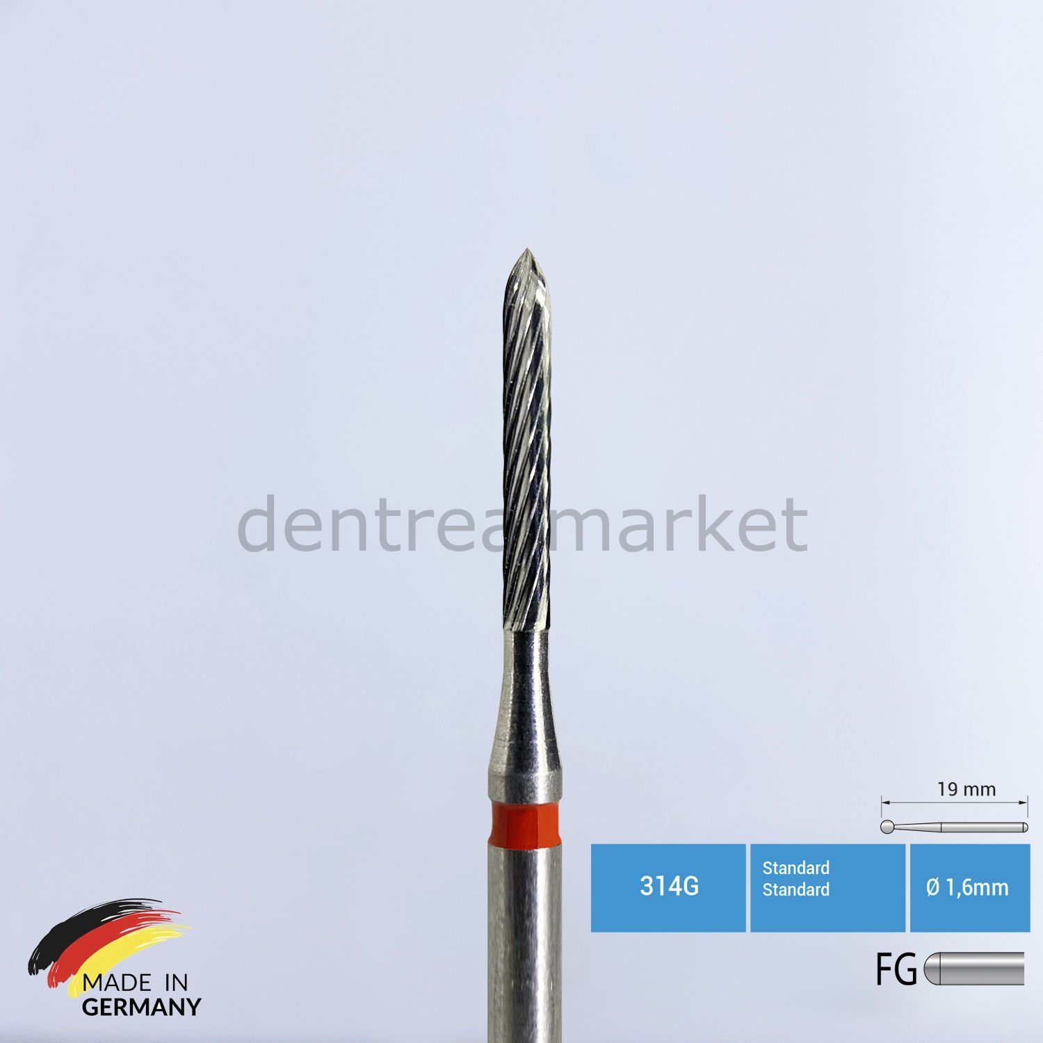 Carpide Adhesive Remover & Debonding Frez - C282 - Aeratör
