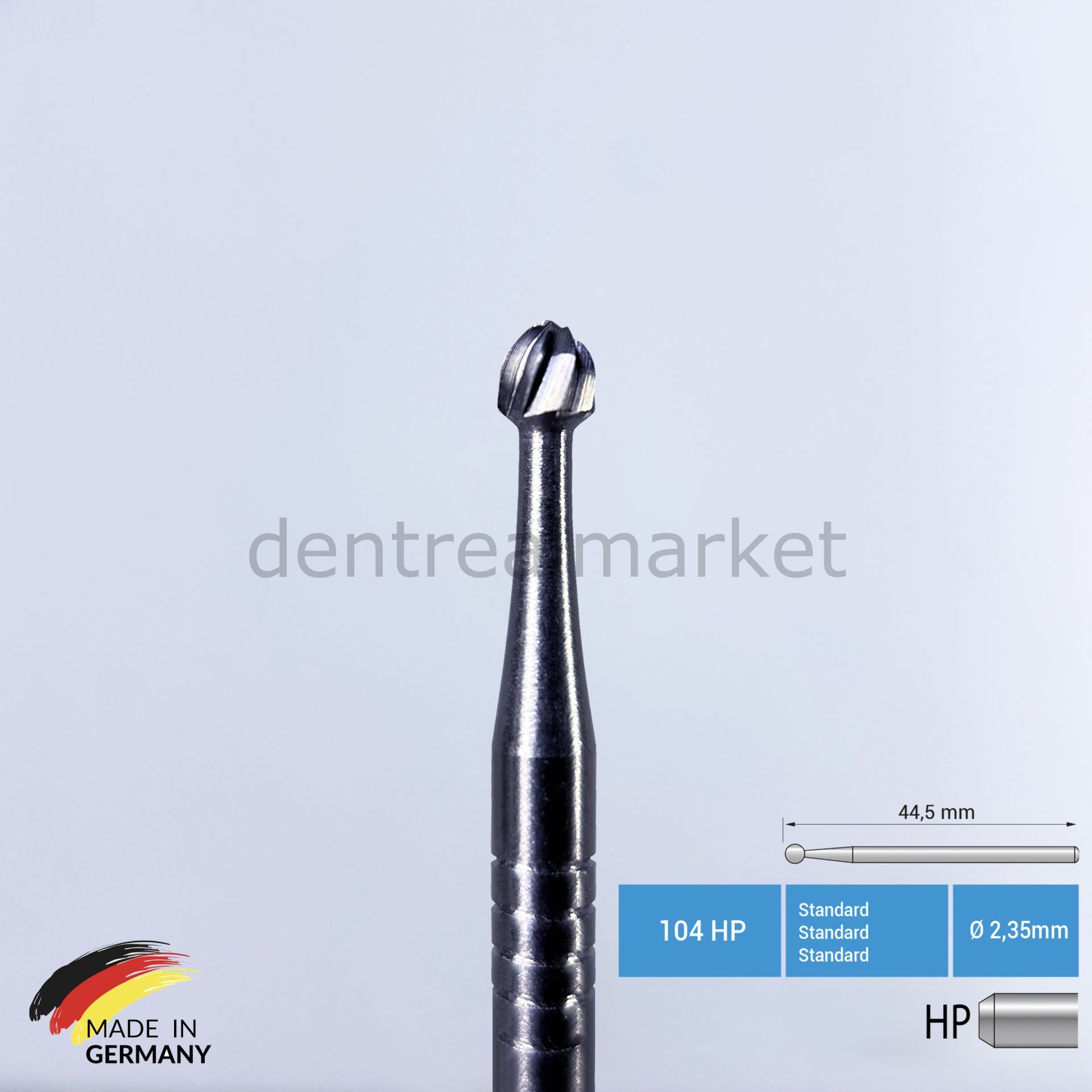 Tungusten Carbide Cerrahi Frez - Piyasemen - C1 - 5 Adet