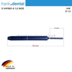VHF Elmas Cad Cam Drill 1,0 mm