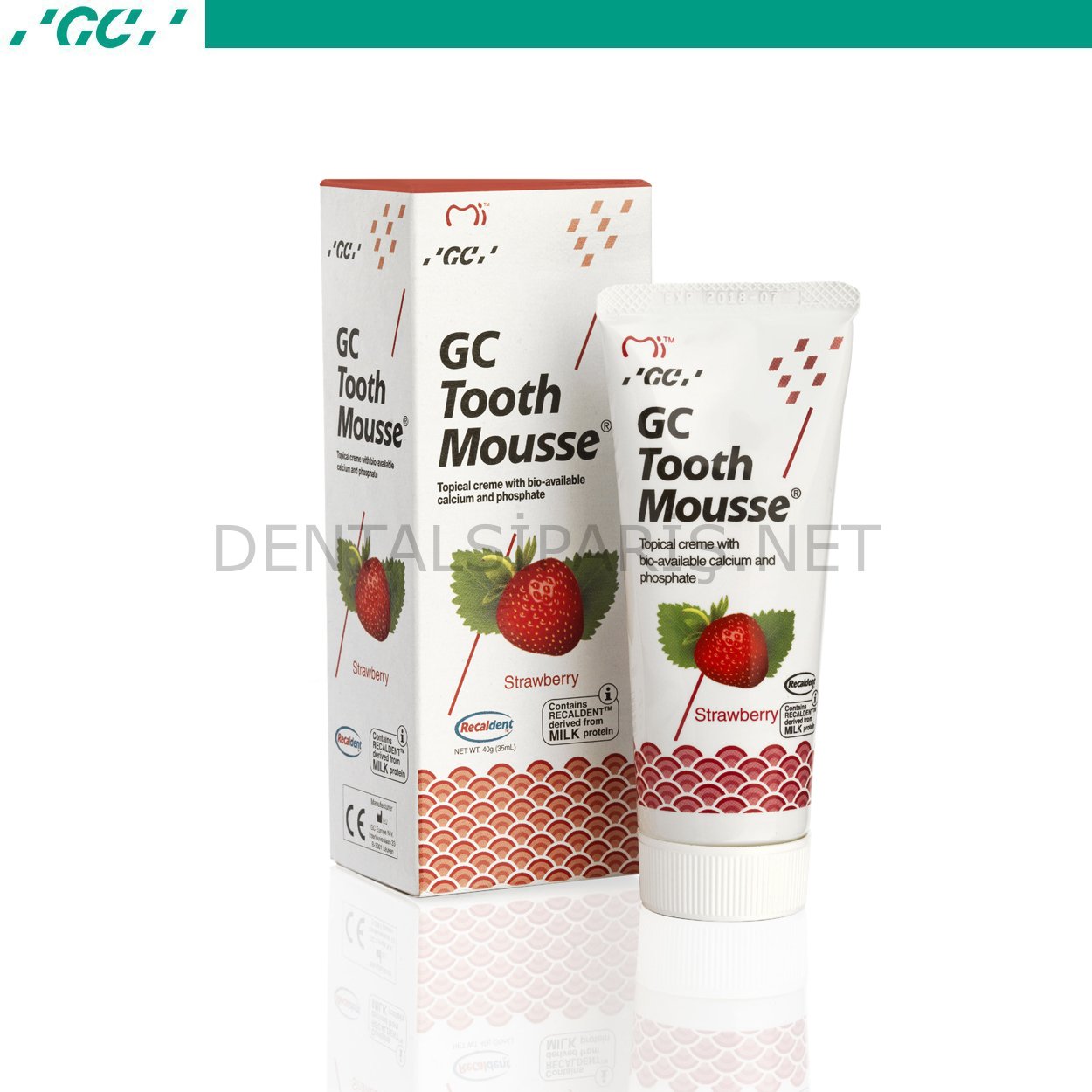 Tooth Mousse Topikal Krem 40 Gr - Çilekli