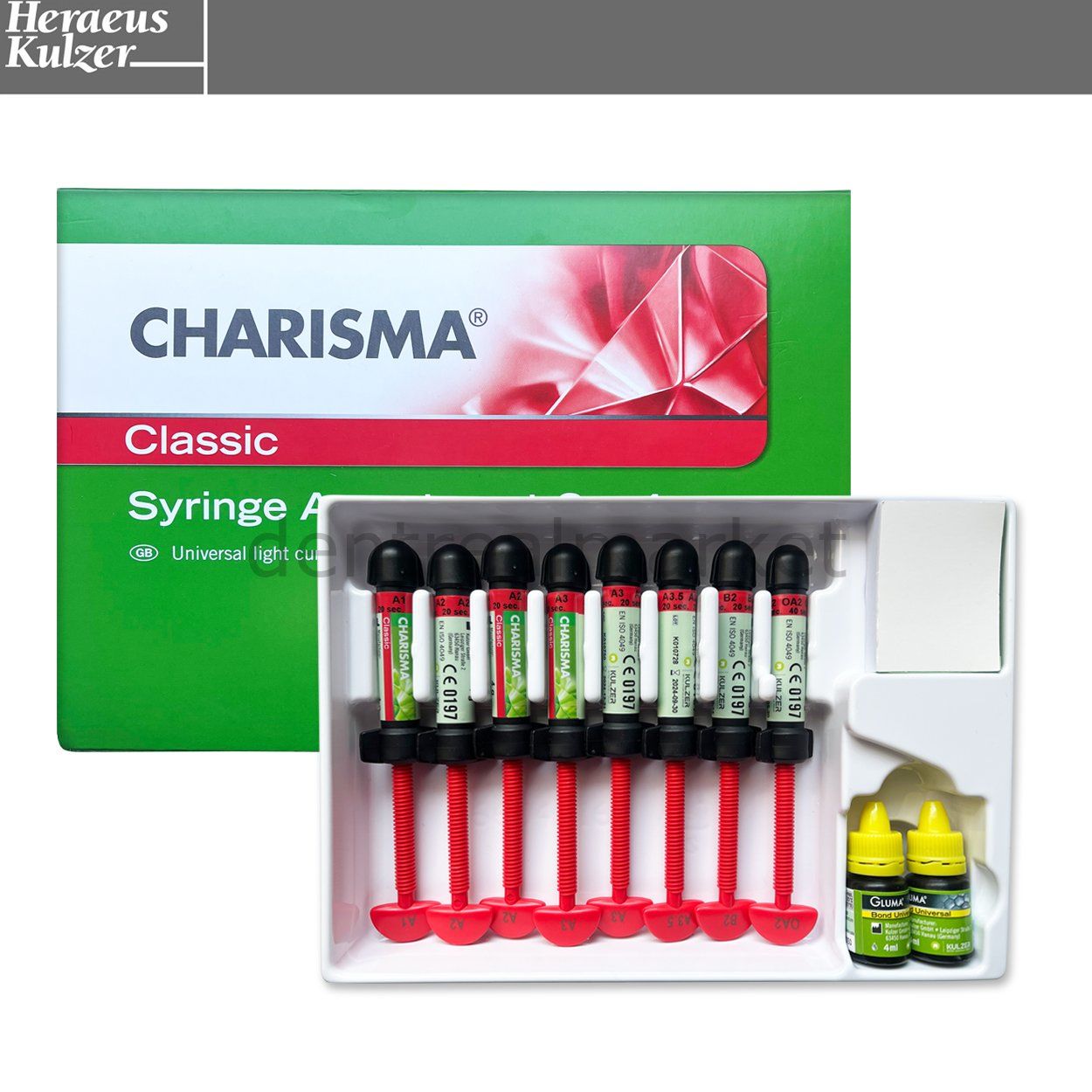 Charisma Classic Kompozit Set 8x4 gr & 2 Adet Universal Bond SKT:02/2024 ***